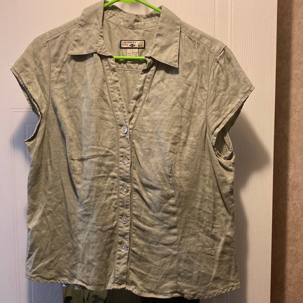 Caribbean Joe linen button up